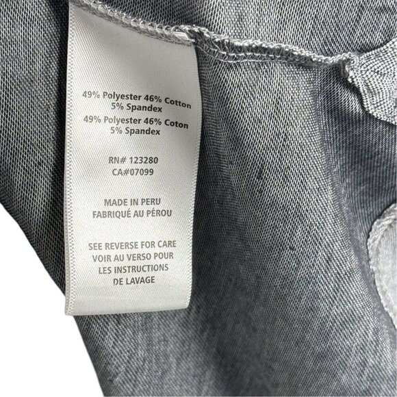 Travis Mathew Polo Shirt Mens Size 2XL Gray Short Sleeve Collared Pima Cotton - Picture 4 of 5